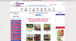 Desktop Screenshot of countyhire.co.uk